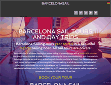 Tablet Screenshot of barcelonasail.com